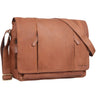 "Erik" vintage schoudertas leer 15,6 inch