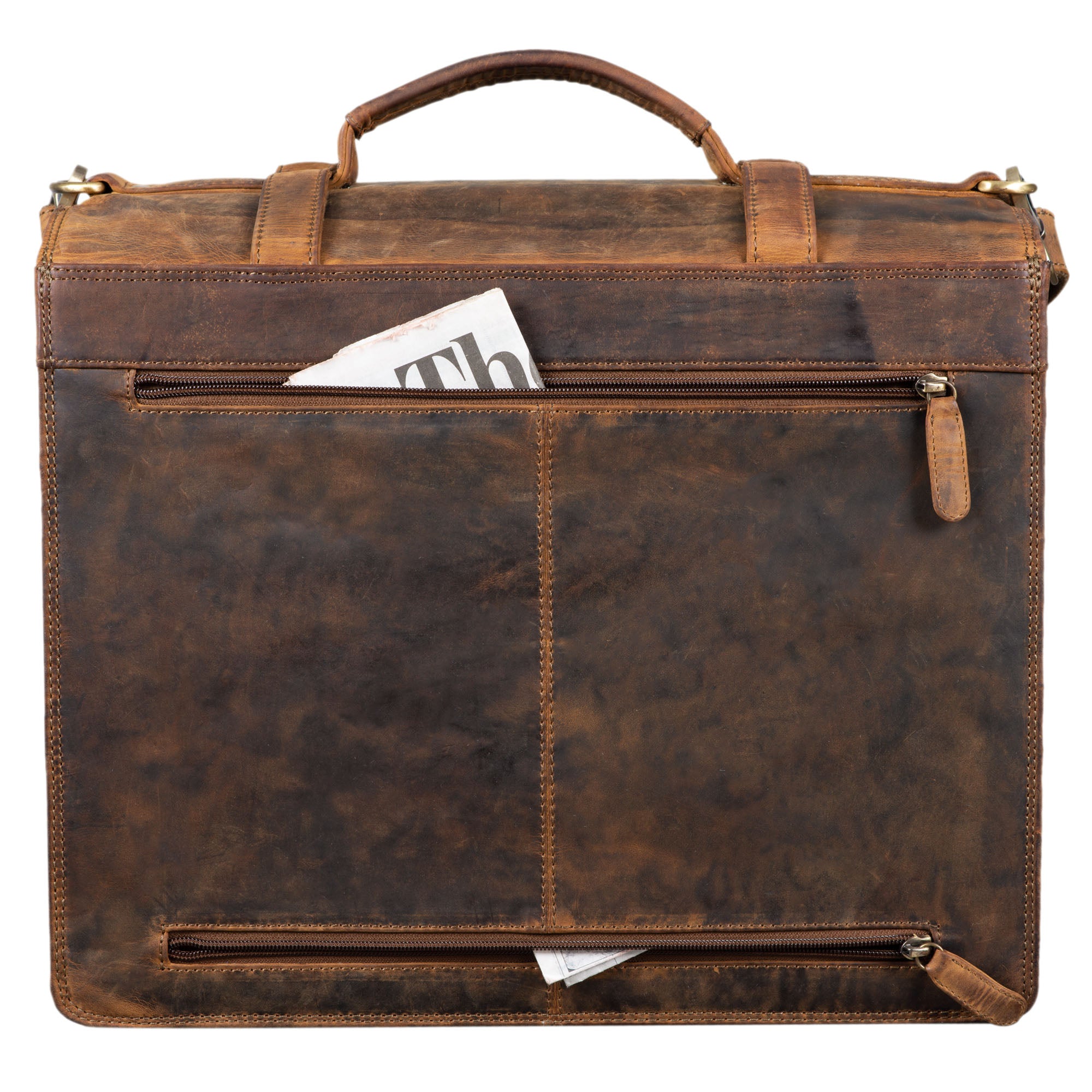 Ledertasche zum Umhängen Herren Damen Vintage