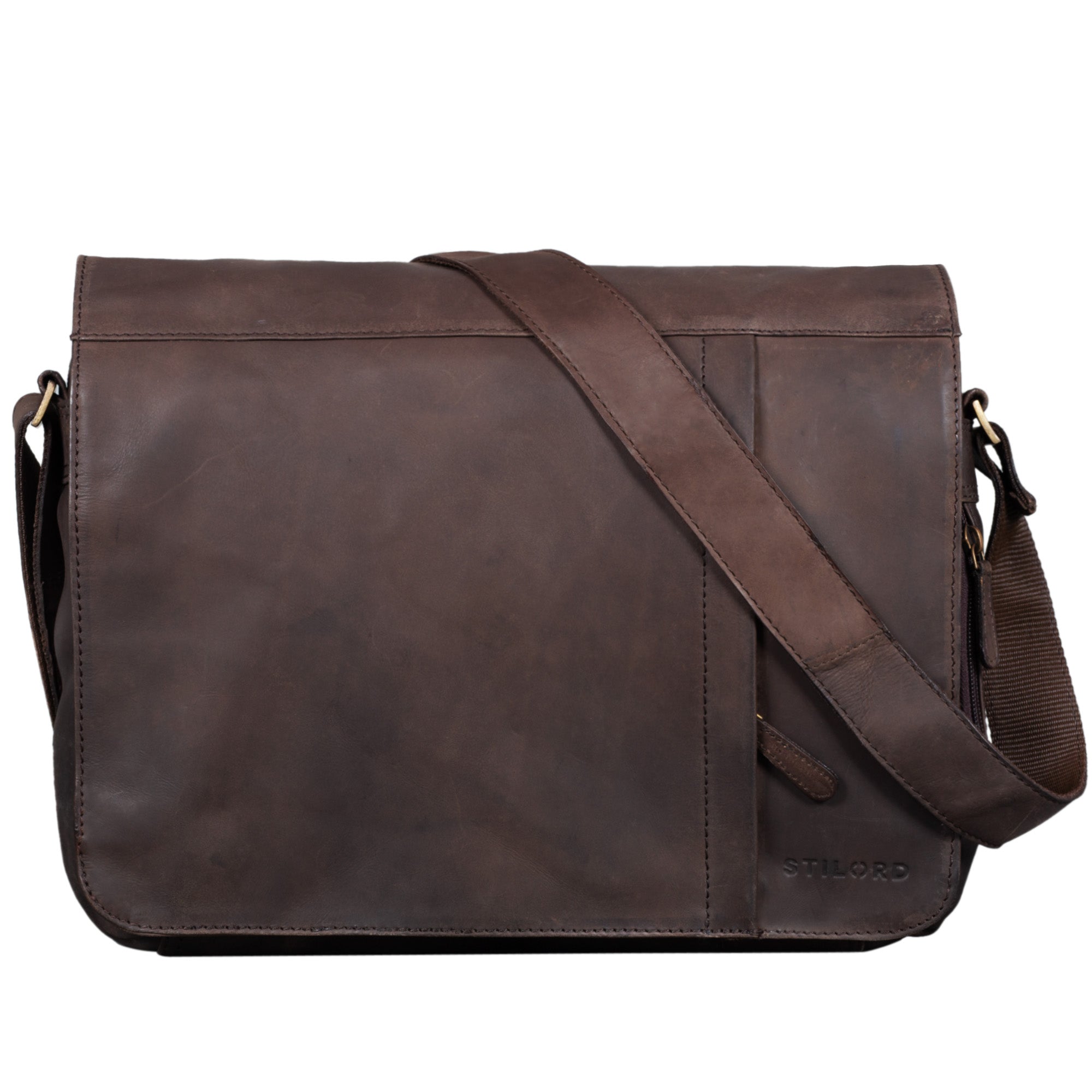 Echtleder Messenger Tasche braun