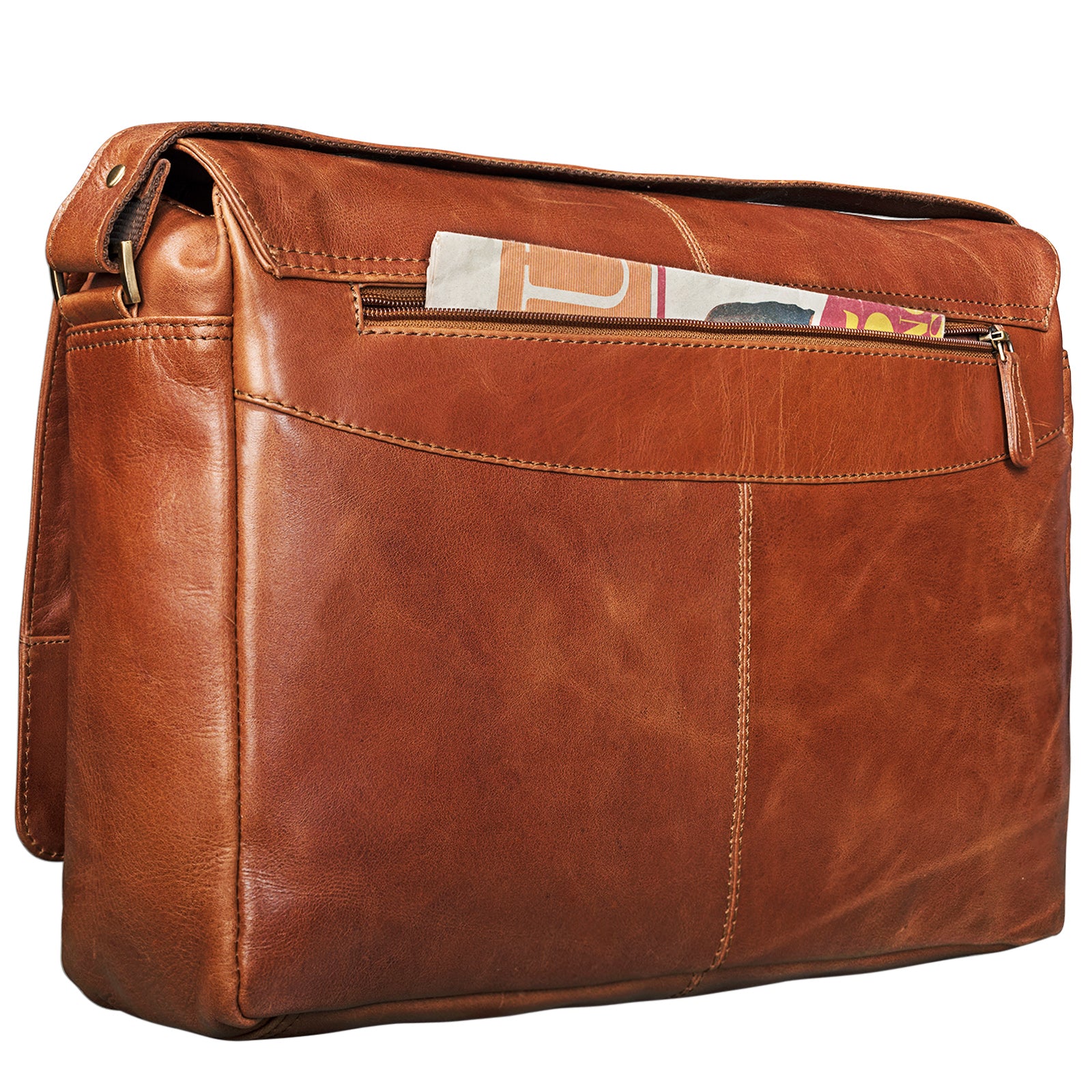 Leder Unitasche braun