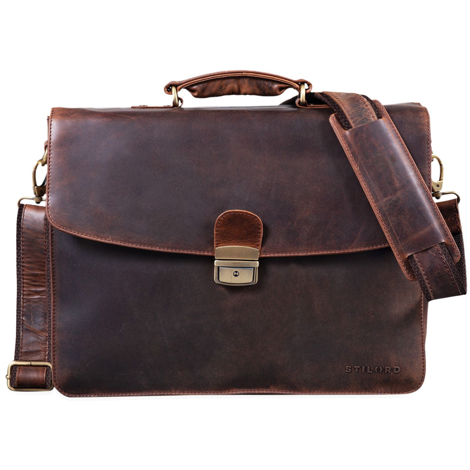 Echtleder Aktentasche Vintage Leder