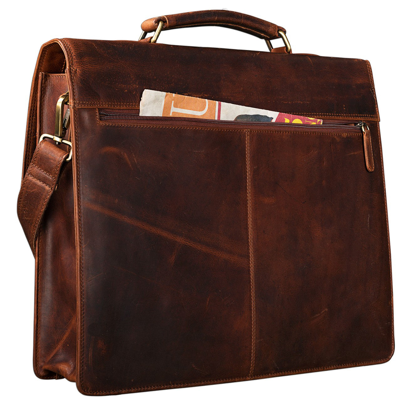 Herrentasche groß Leder