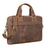 "Andrew" vintage zakelijk lederen tas