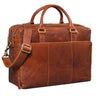 "Isaac" Business Schoudertas Leer