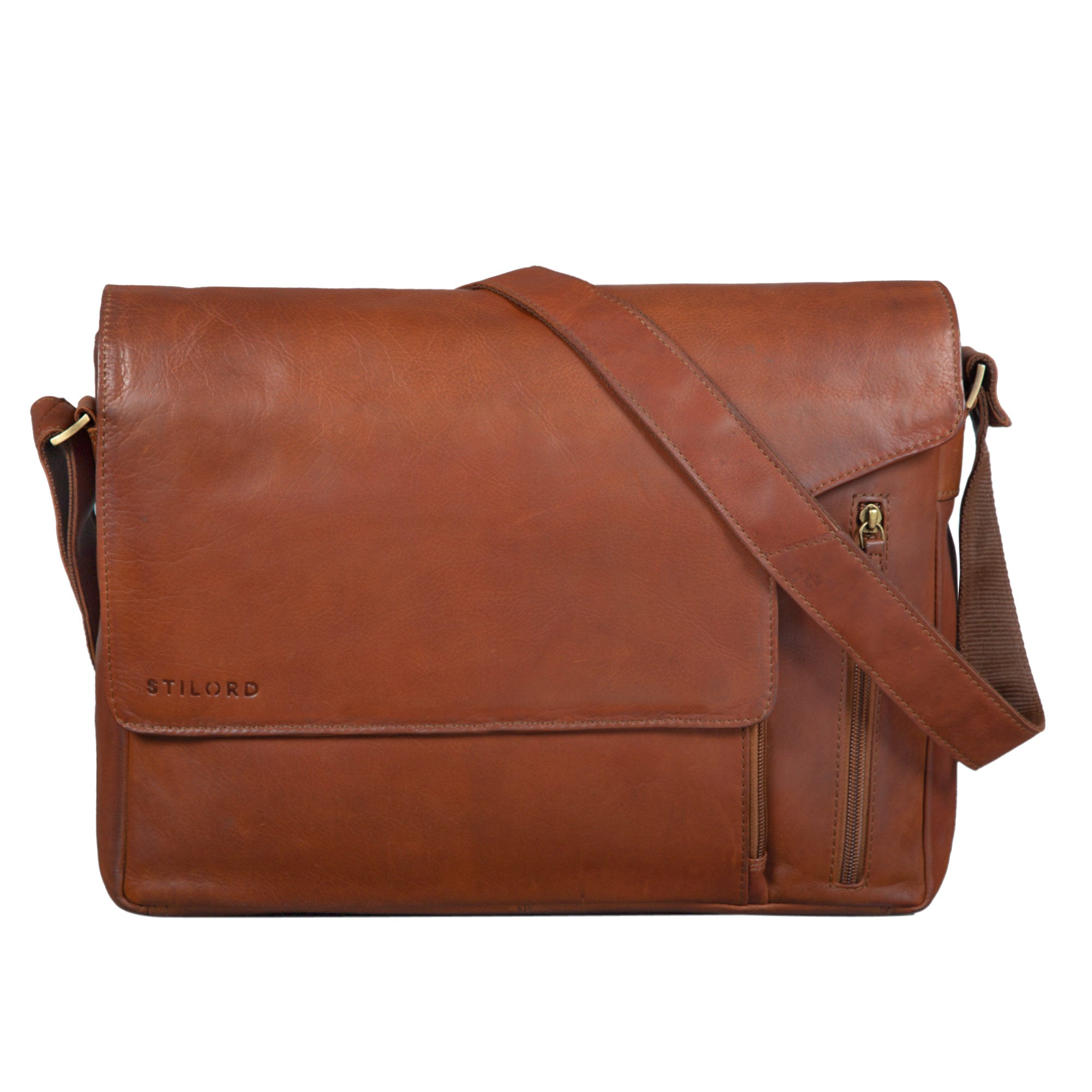 Leder Messenger Bag Laptoptasche Retro