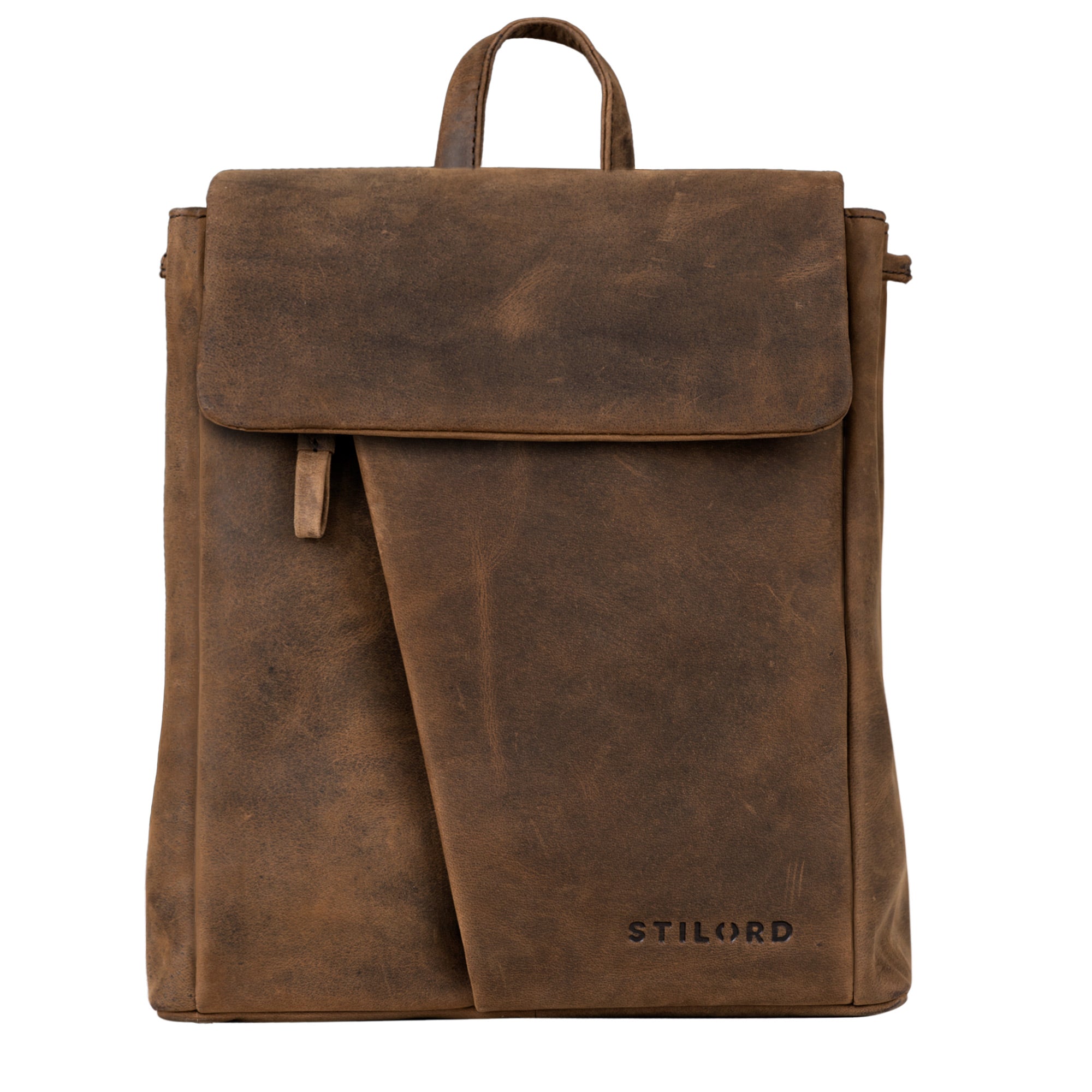 Vintage Echtleder Rucksack für Damen