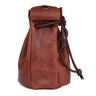 "Niklas" lederen tas grote vintage munttas XL