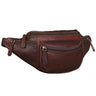"Eliah" Leren Heuptas Vintage Voor Reizen Festivals En Outdoor