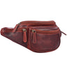 "Eliah" Leren Heuptas Vintage Voor Reizen Festivals En Outdoor