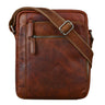 "Bruce" vintage herenkoffer lederen tas...