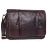 "Erik" vintage schoudertas leer 15,6 inch