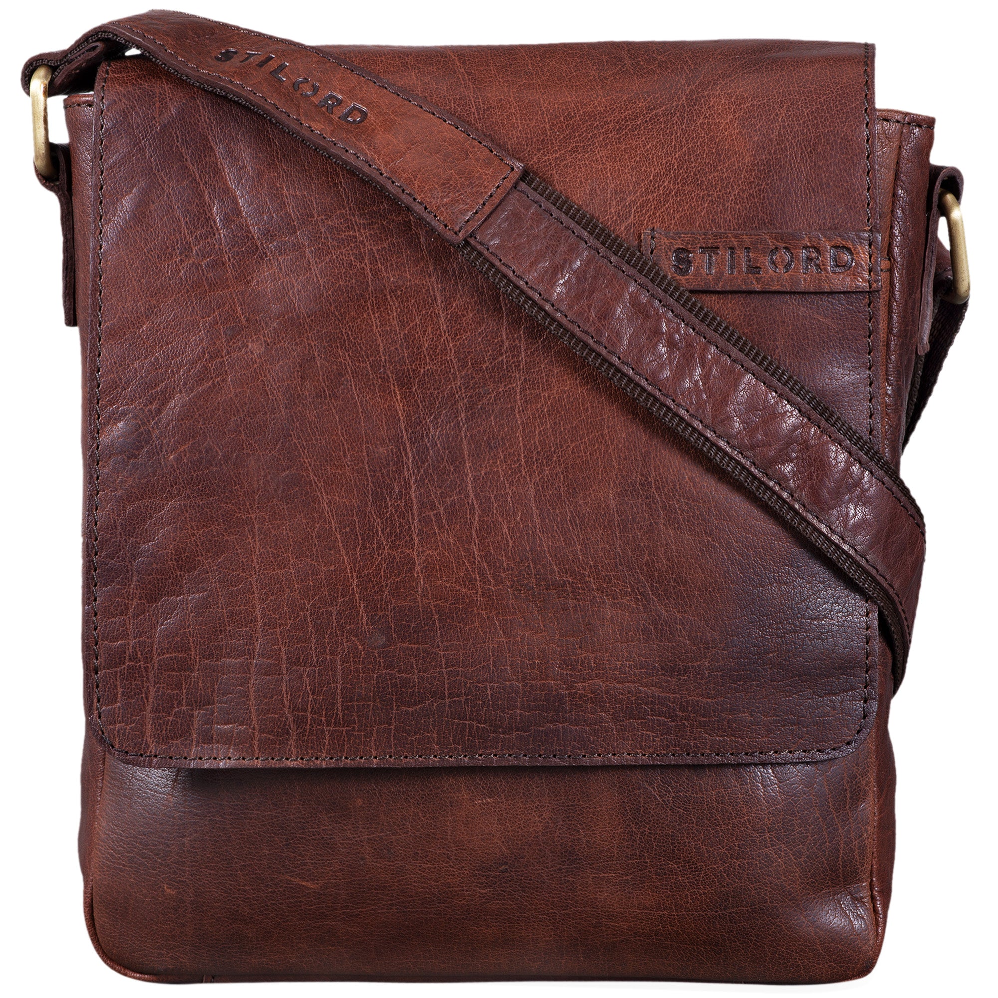 Vintage Messenger Bag echtes Leder