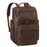 "Reggie" XL Lederen Rugzak 15 - 17 Inch