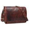B-Stock  "Tom" Vintage Lederen Schoudertas