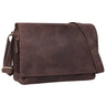 B-Stock  "Tom" Vintage Lederen Schoudertas