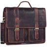 "Emilio" schoudertas leder vintage groot