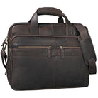 Lehrertasche Leder dunkelbraun