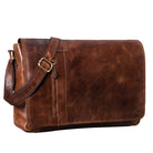 Große Messenger Bag Laptopfach Leder