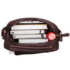 Ledertasche klein braun