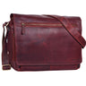"Jan" 15,6 inch laptoptas leer
