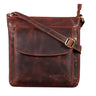 "Melina" Vintage Damestasje Leder