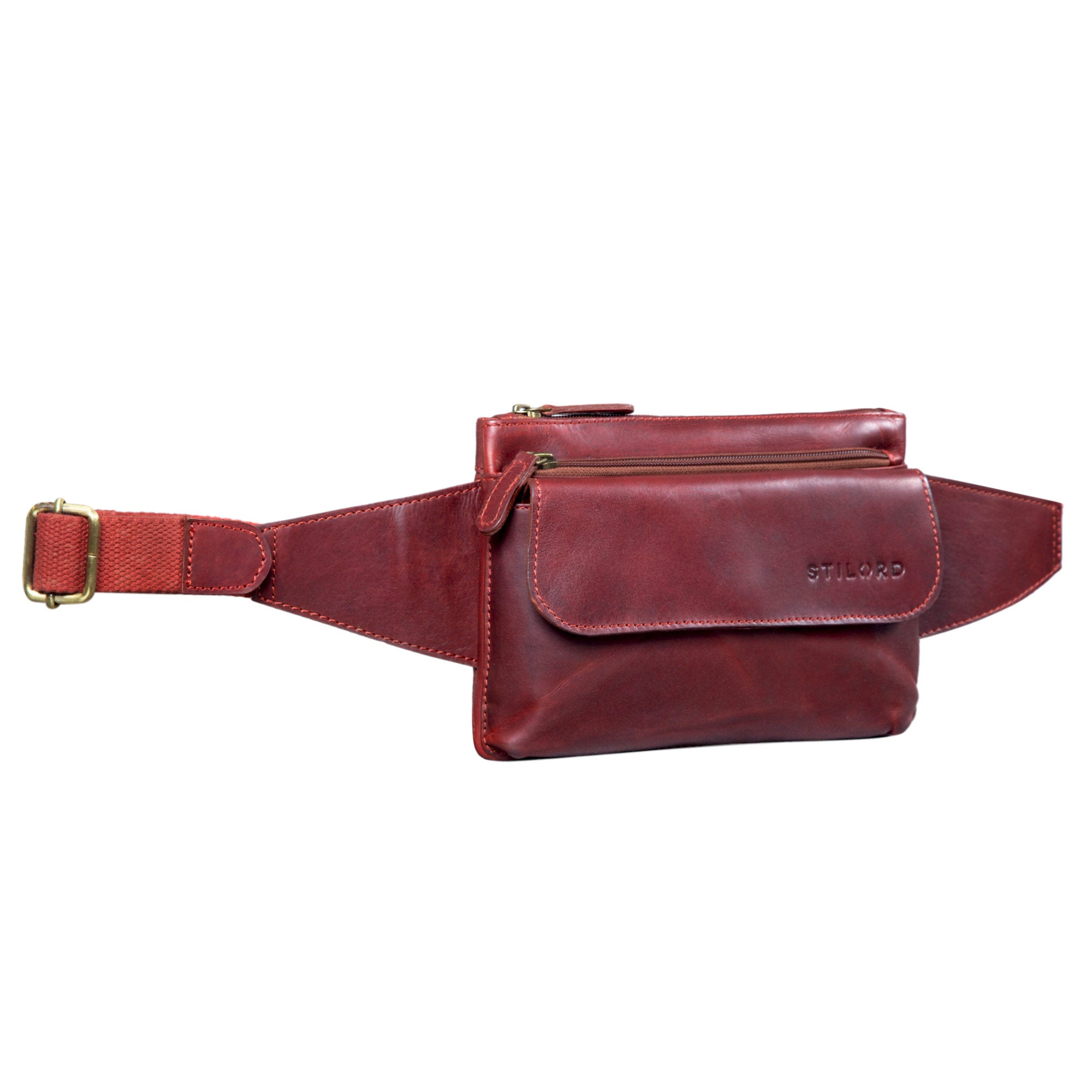 Retro Leder Bauchtasche