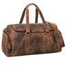 "Myles" Leren Reistas Heren Vintage Weekender Schoudertas Voor Weekend