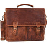 "Toledo" Grote Leren Aktetas Heren voor 15.6 Inch Laptop