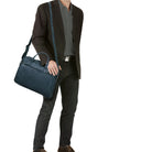 Leder Businesstasche mit Schultergurt