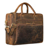 "Dylan" Grote Leren Business Aktetas Heren 16 Inch En A4