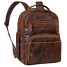 “Paco” Premium Business Rugzak Heren Leer Large XL - Laptop Rugzak 15.6 Inch