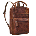 damen rucksack echt leder braun