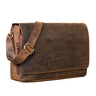 "Reinhold" Vintage Messenger Bag Heren Leren voor 15,6–16 Inch Laptop