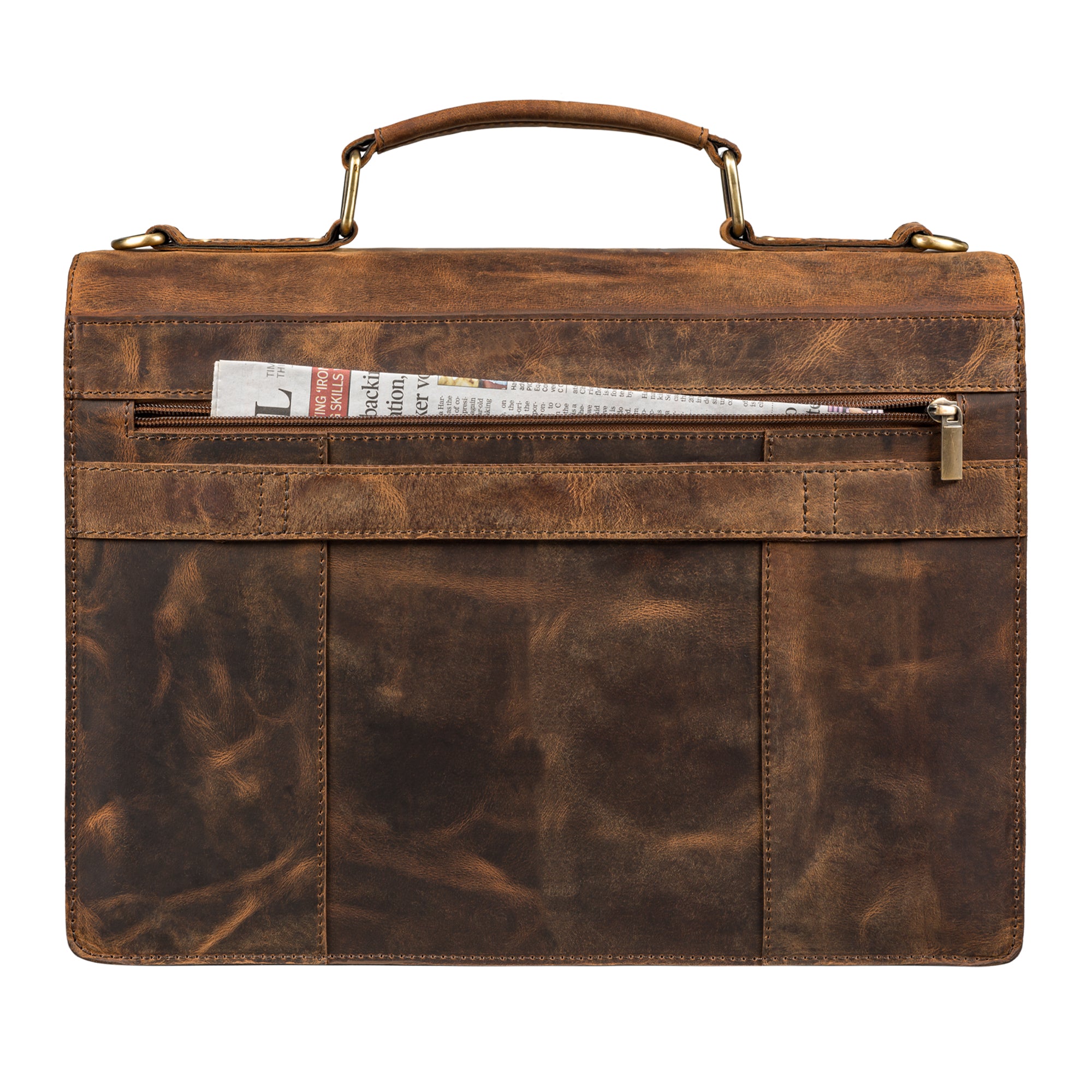 Edle Schultasche mit Trolley-Schlaufe