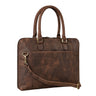 "Latoya" Dames Aktetas Leer Vintage