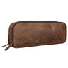 "Flo" Vintage lederen etui groot