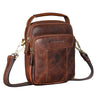 "Nomad" Crossbody Tas Heren Leer Klein