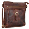 "Theodora" retro lederen handtas dames schoudertas