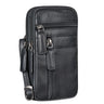 "Asher" Leren Borstzakje Heren Vintage Riemtas