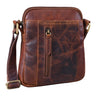 "Emerson" Kleine Herentas Leer Vintage