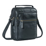 "Lazzaro" Kleine Leren Schoudertas Heren Tablet 10,9 Inch