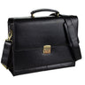 B-Stock Vintage lederen aktetas antiek bruin