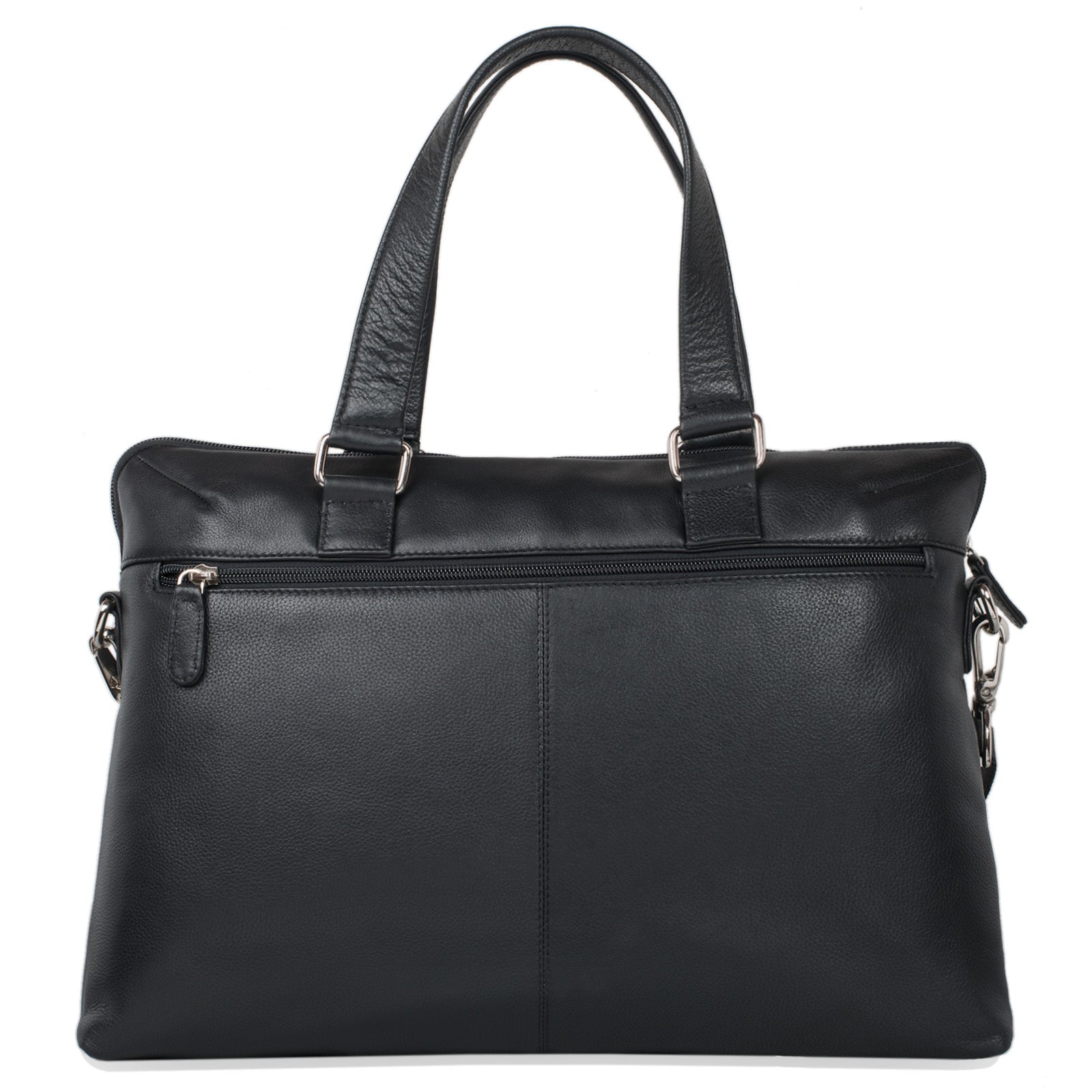 Repräsentative Business Bag Büro Leder schwarz