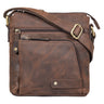 "Cameron" Kleine lederen schoudertas vintage