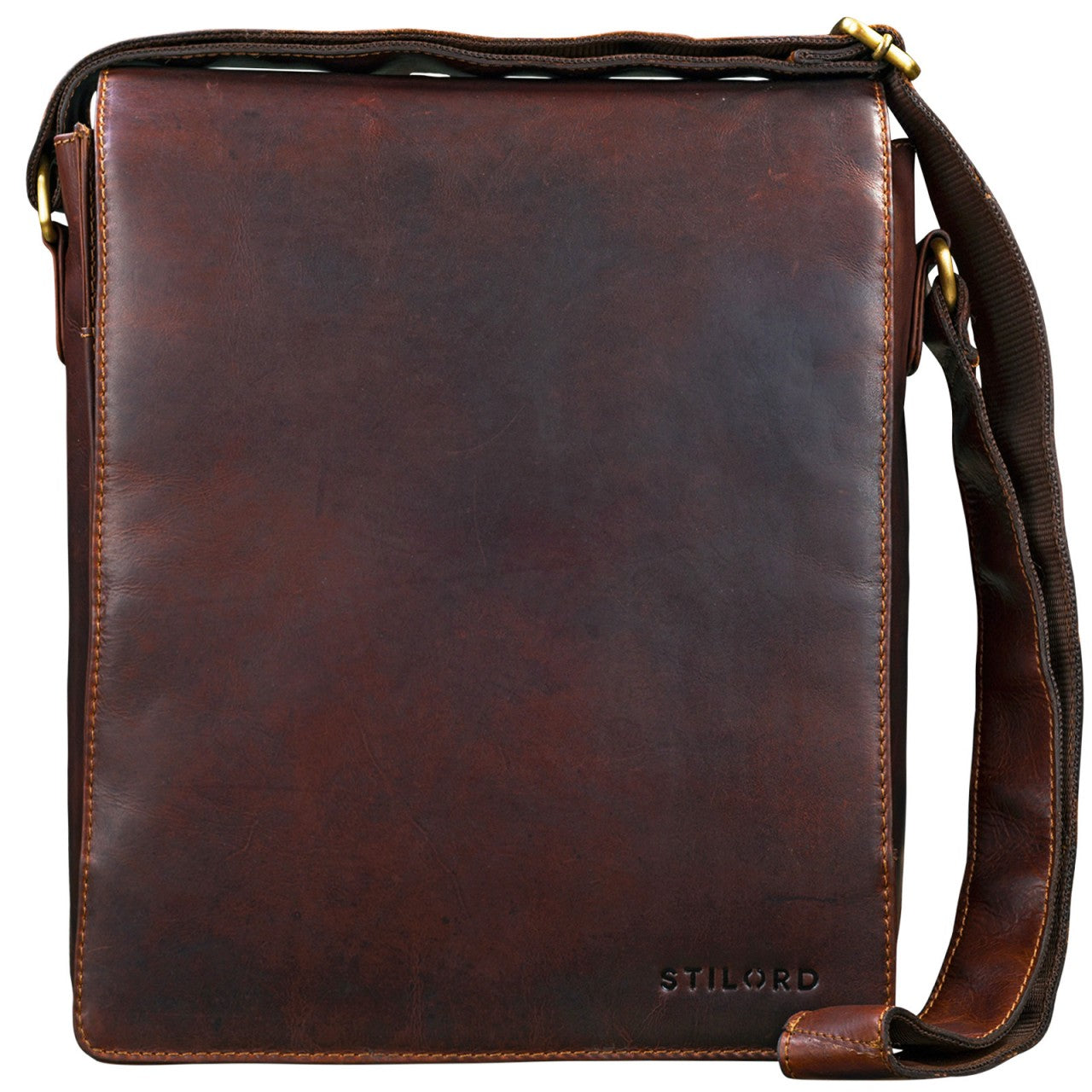 Lederhandtasche braun