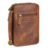 "Peter" 2-in-1 Leren Borst Tas Portemonnee Mannen