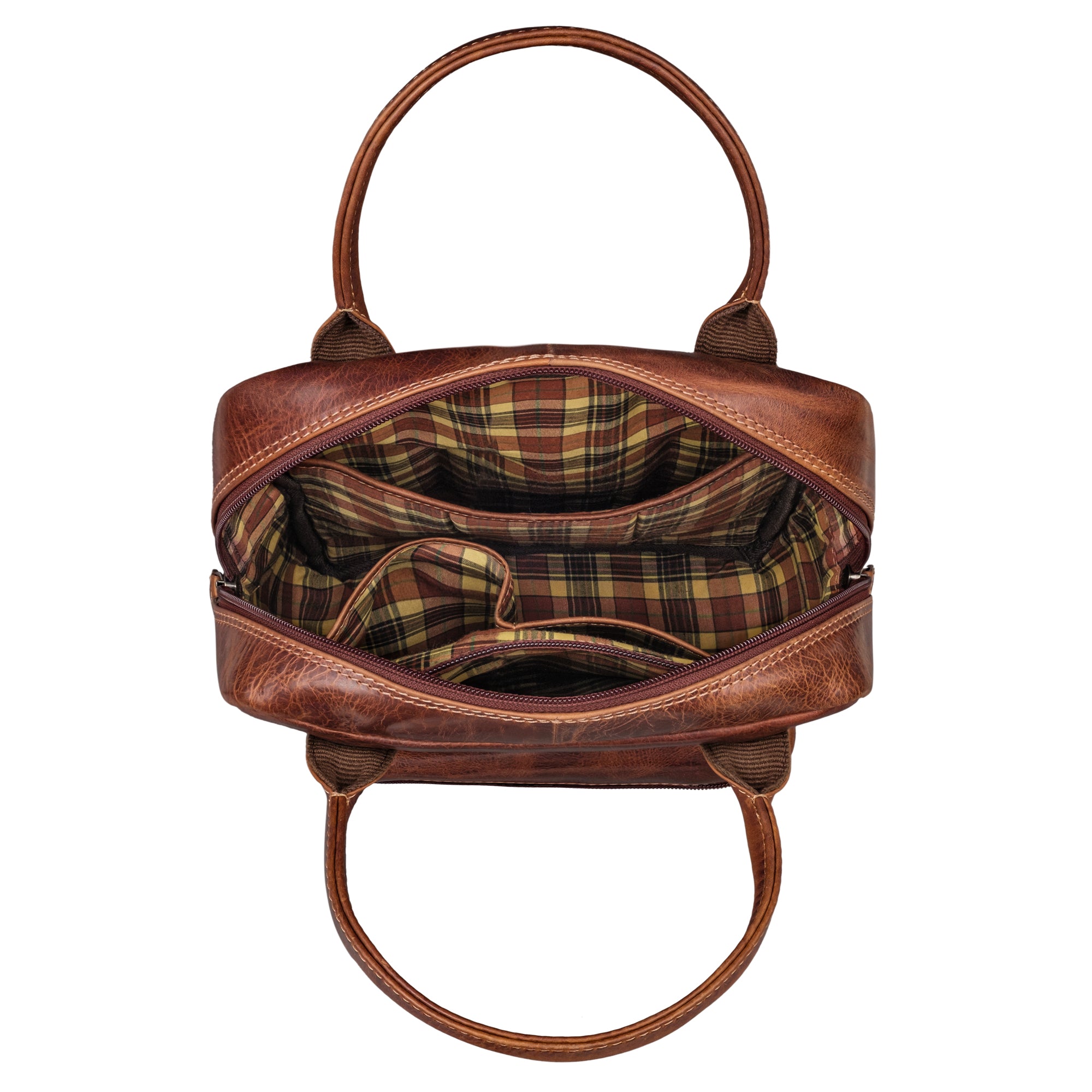 damen rucksack echt leder  braun