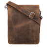 STILORD "Oxford" vintage leren schoudertas heren middelgroot verticaal DIN A4