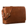 "Reinhold" Vintage Messenger Bag Heren Leren voor 15,6–16 Inch Laptop
