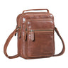 "Lazzaro" Kleine Leren Schoudertas Heren Tablet 10,9 Inch